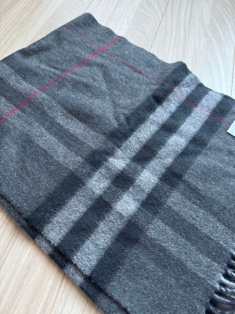 BURBERRY LONDON バーバーリーロンドン　カシミヤ　マフラー　美品