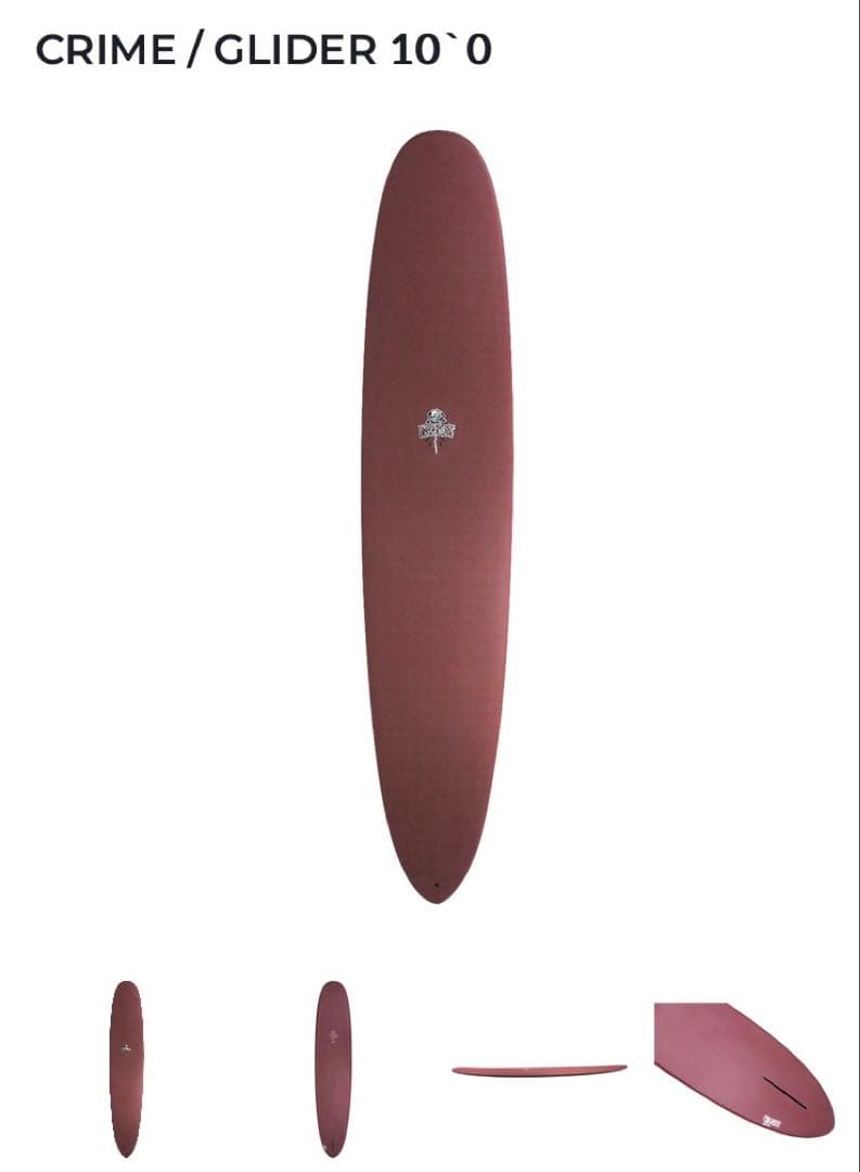 CRIME サーフボード ロングボード　10 美品