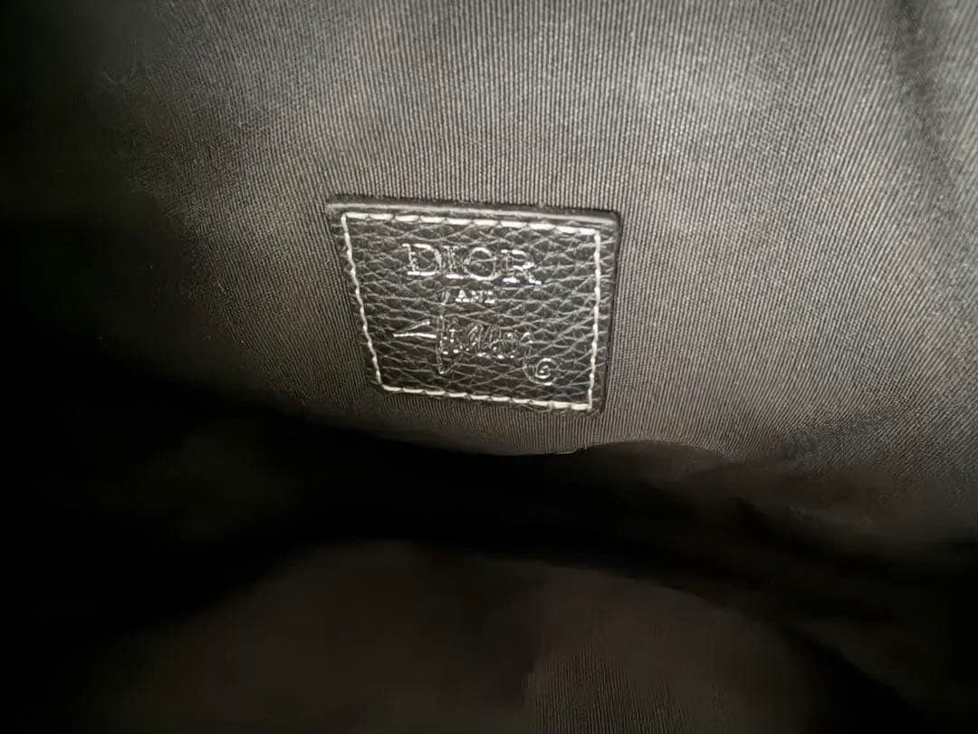 美品　DIOR × SHAWN STUSSY Bee サドルバッグ