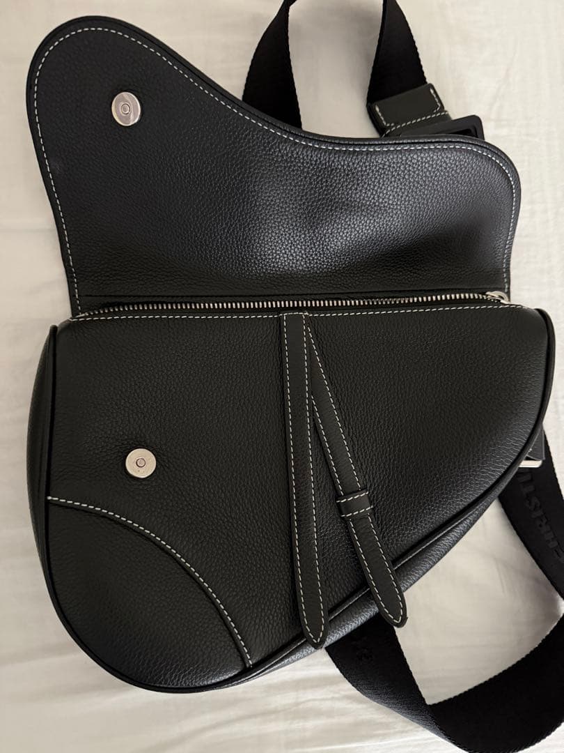 美品　DIOR × SHAWN STUSSY Bee サドルバッグ