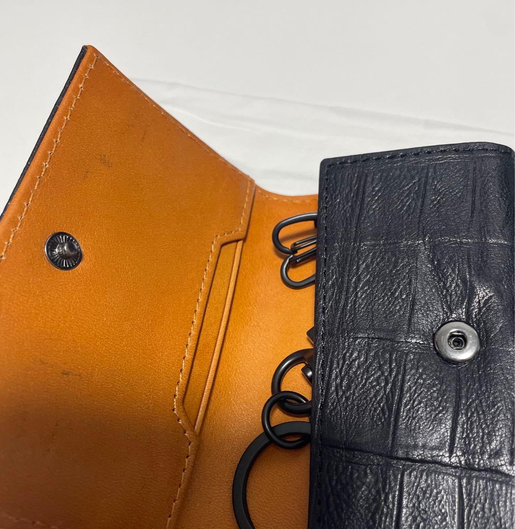 【新品/未使用/タグ付】DIESEL ディーゼル　レザー キーケースリング