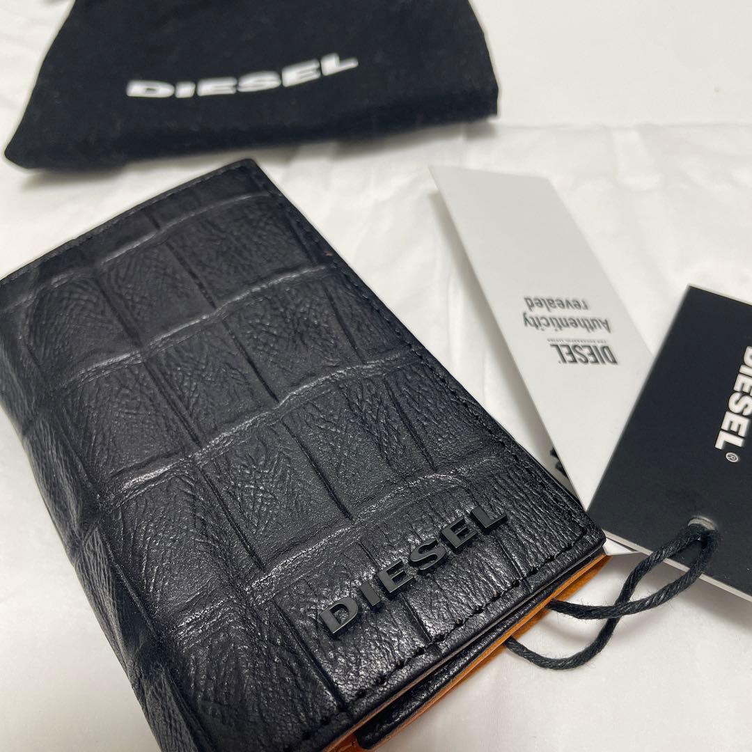 【新品/未使用/タグ付】DIESEL ディーゼル　レザー キーケースリング