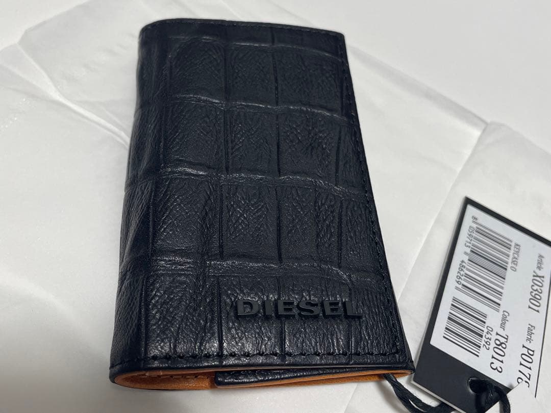 【新品/未使用/タグ付】DIESEL ディーゼル　レザー キーケースリング
