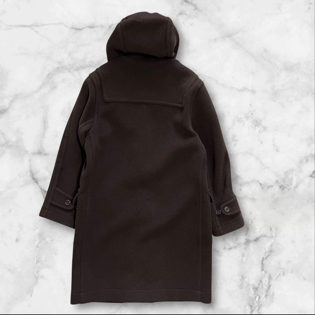 美品 インバーディア ダッフルコート 36 ブラウン ヘリンボーン マラリウス