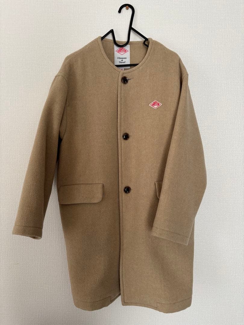 DANTON コート　ジャケット　キャメル　36