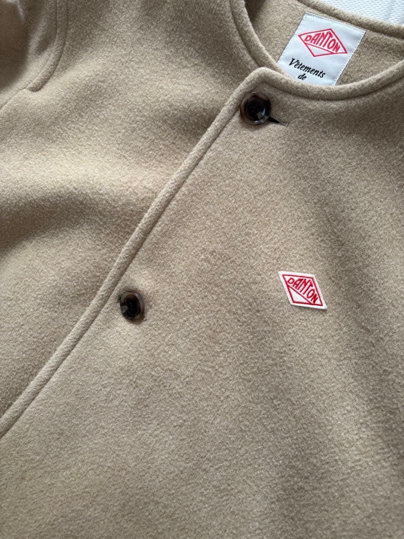 DANTON コート　ジャケット　キャメル　36