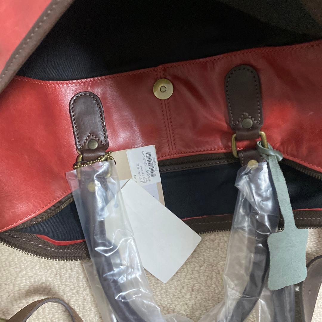 定番TUSTING SOUTHHILL レッド バッグ　未使用保管品