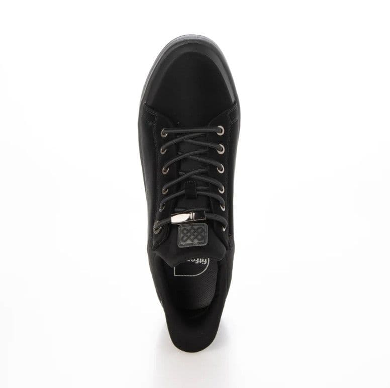 fitfit 新品24cm ◆撥水ハンズフリースニーカー65(ブラック)