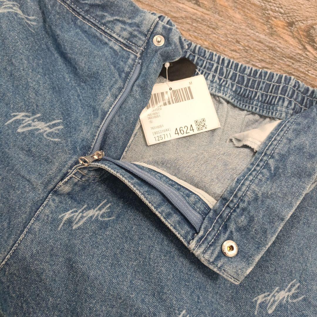 美品 ナイキ ジョーダン ショートパンツ デニム プリント レディース M