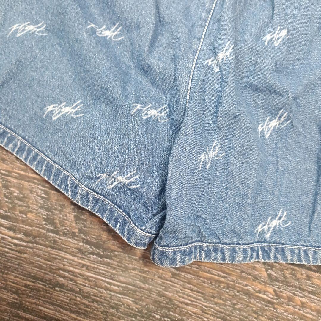 美品 ナイキ ジョーダン ショートパンツ デニム プリント レディース M