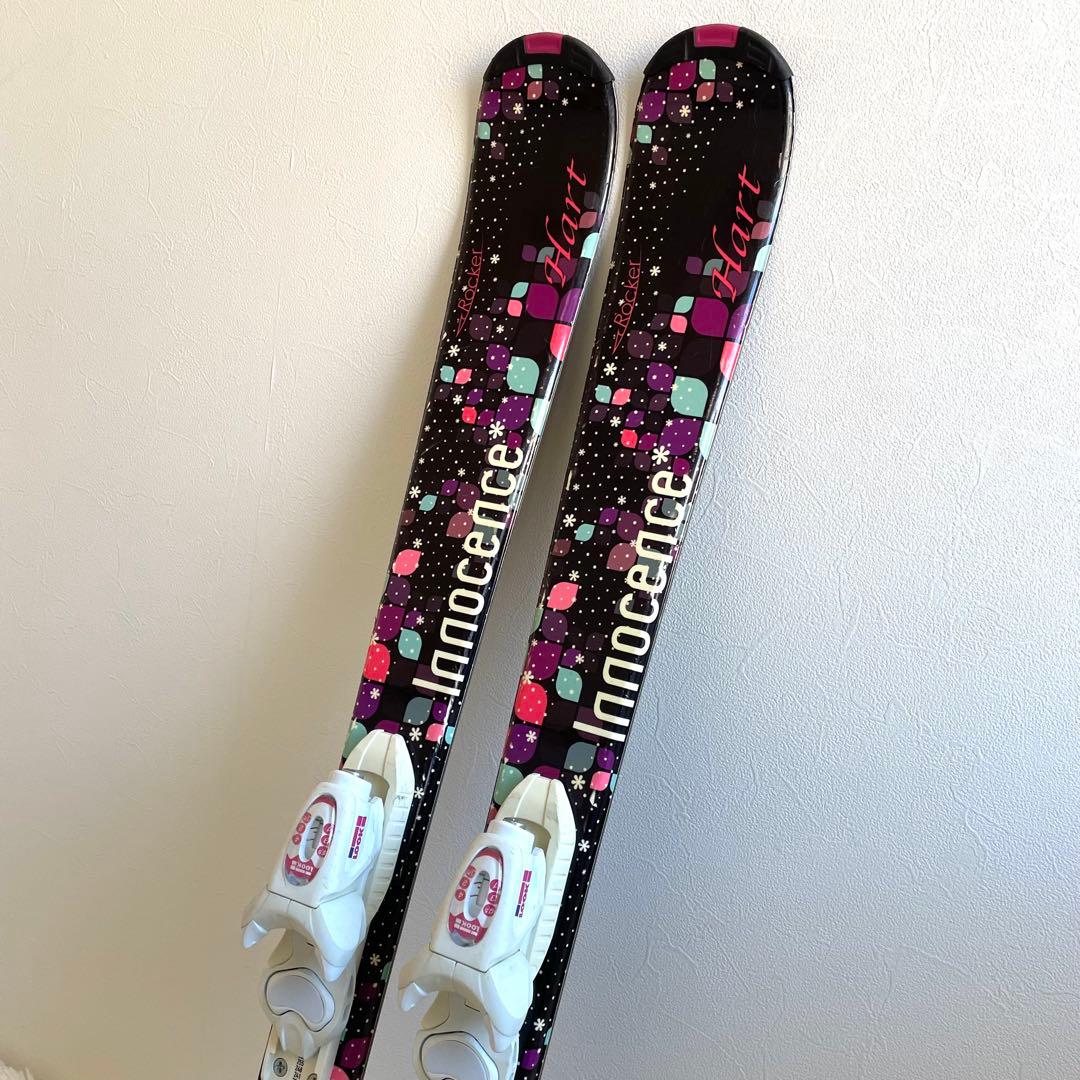 ハート スキー3点セット 120㎝ Innocence DL-TEAM 初心者向