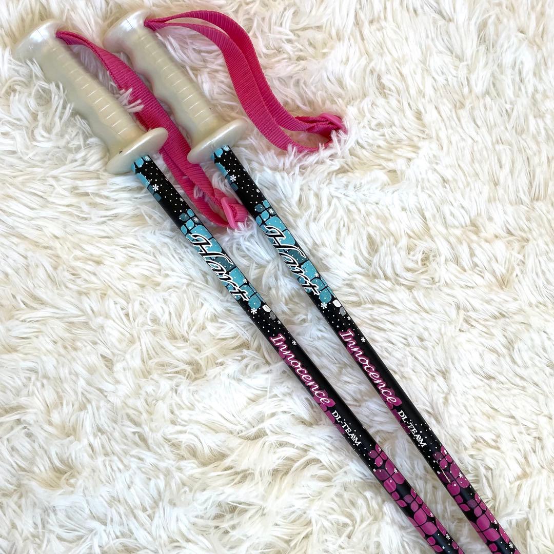 ハート スキー3点セット 120㎝ Innocence DL-TEAM 初心者向