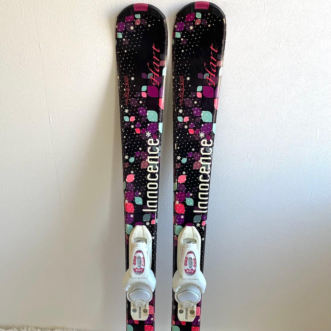 ハート スキー3点セット 120㎝ Innocence DL-TEAM 初心者向