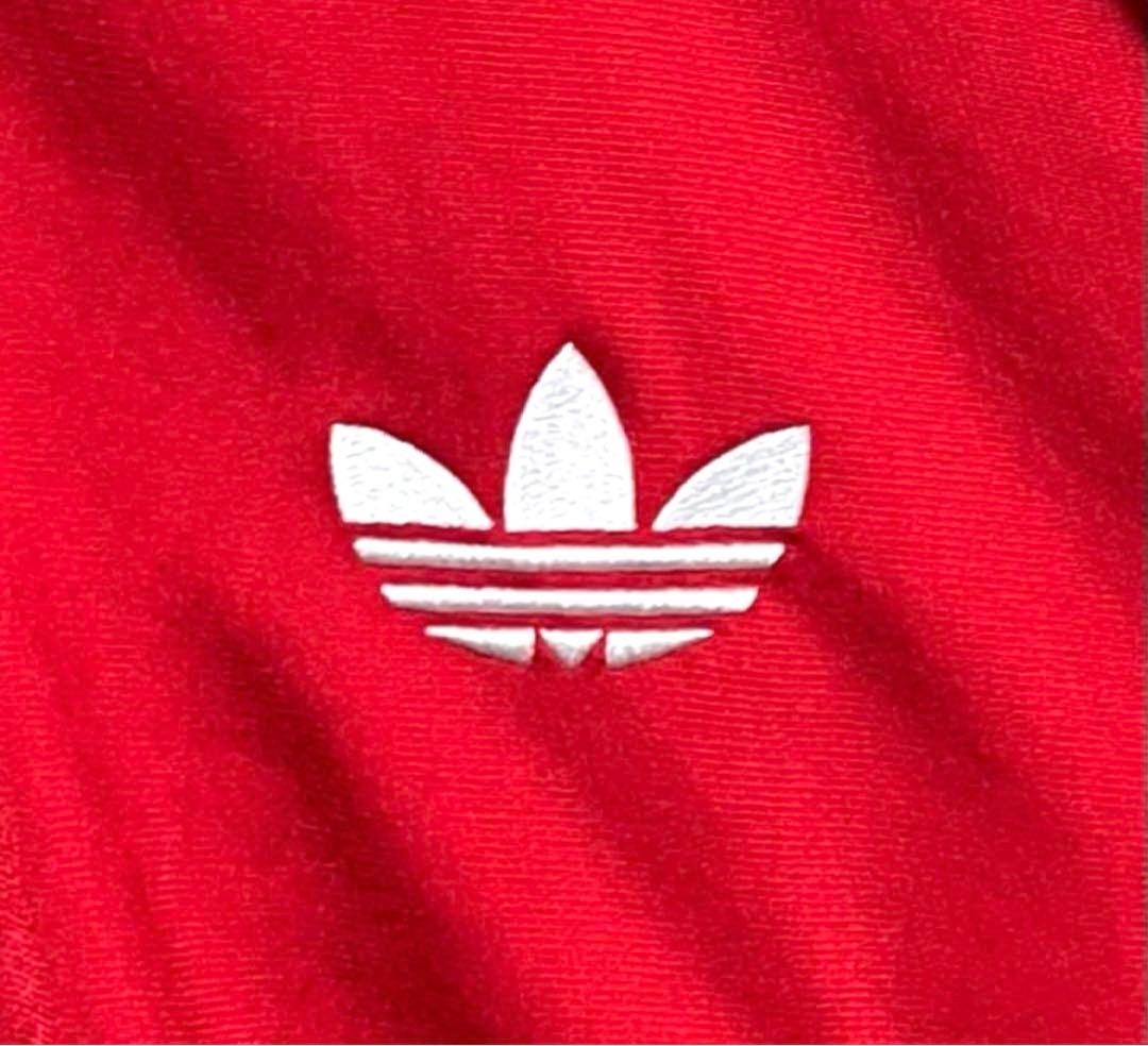 【ビッグサイズ‼️】adidasファイヤーバードトラックジャケット L 赤白 古着