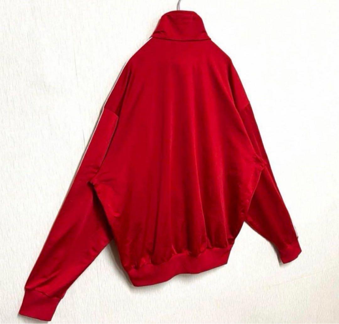 【ビッグサイズ‼️】adidasファイヤーバードトラックジャケット L 赤白 古着