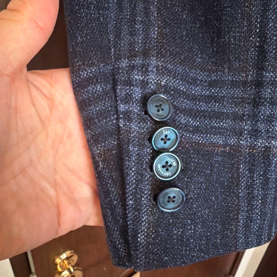 値下！ISETAN購入　SANTANIELLOイタリア製ジャケット　48