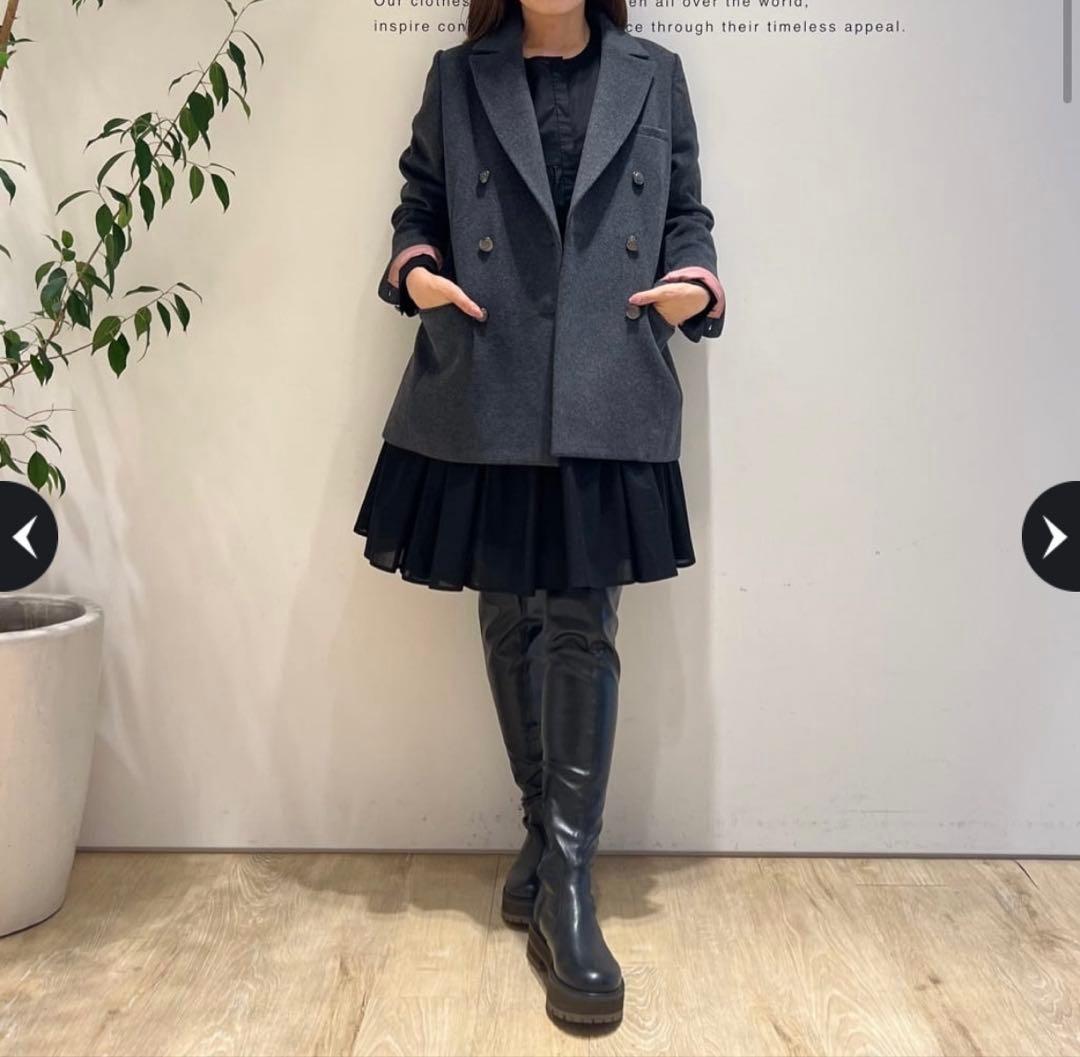 Arpege story Wジャケットコート