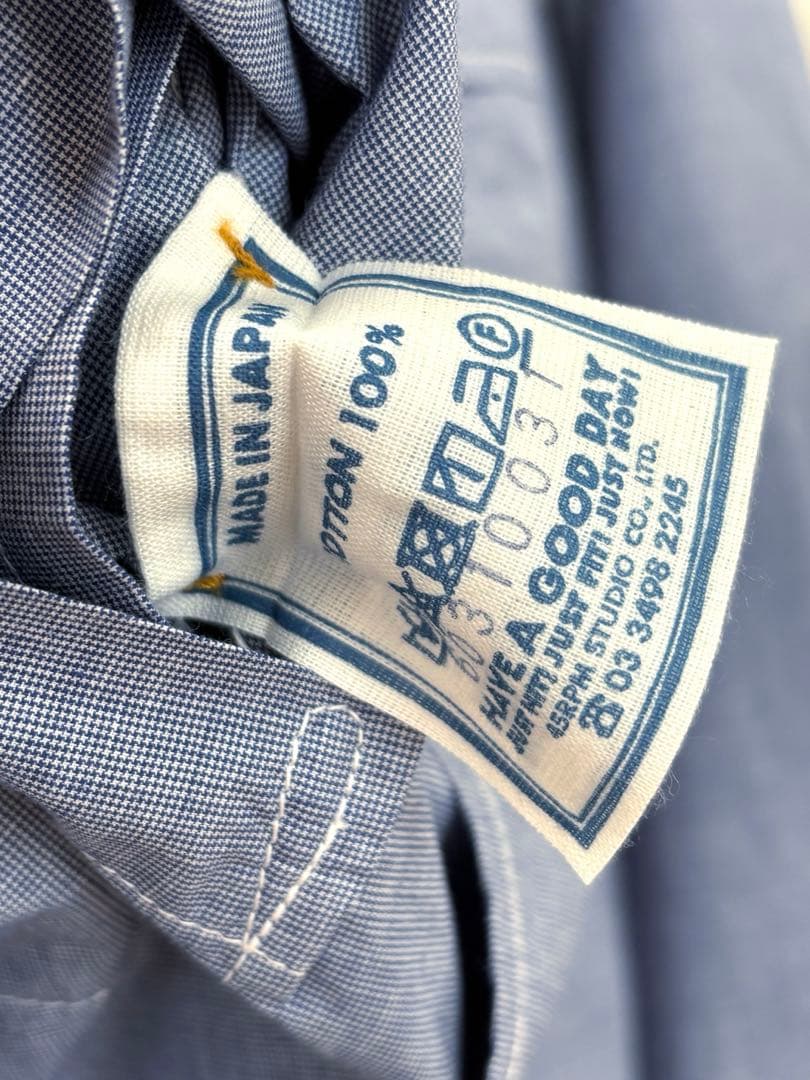 美品 45R RPM スーピマオーガニックバチストのシャツジャケット