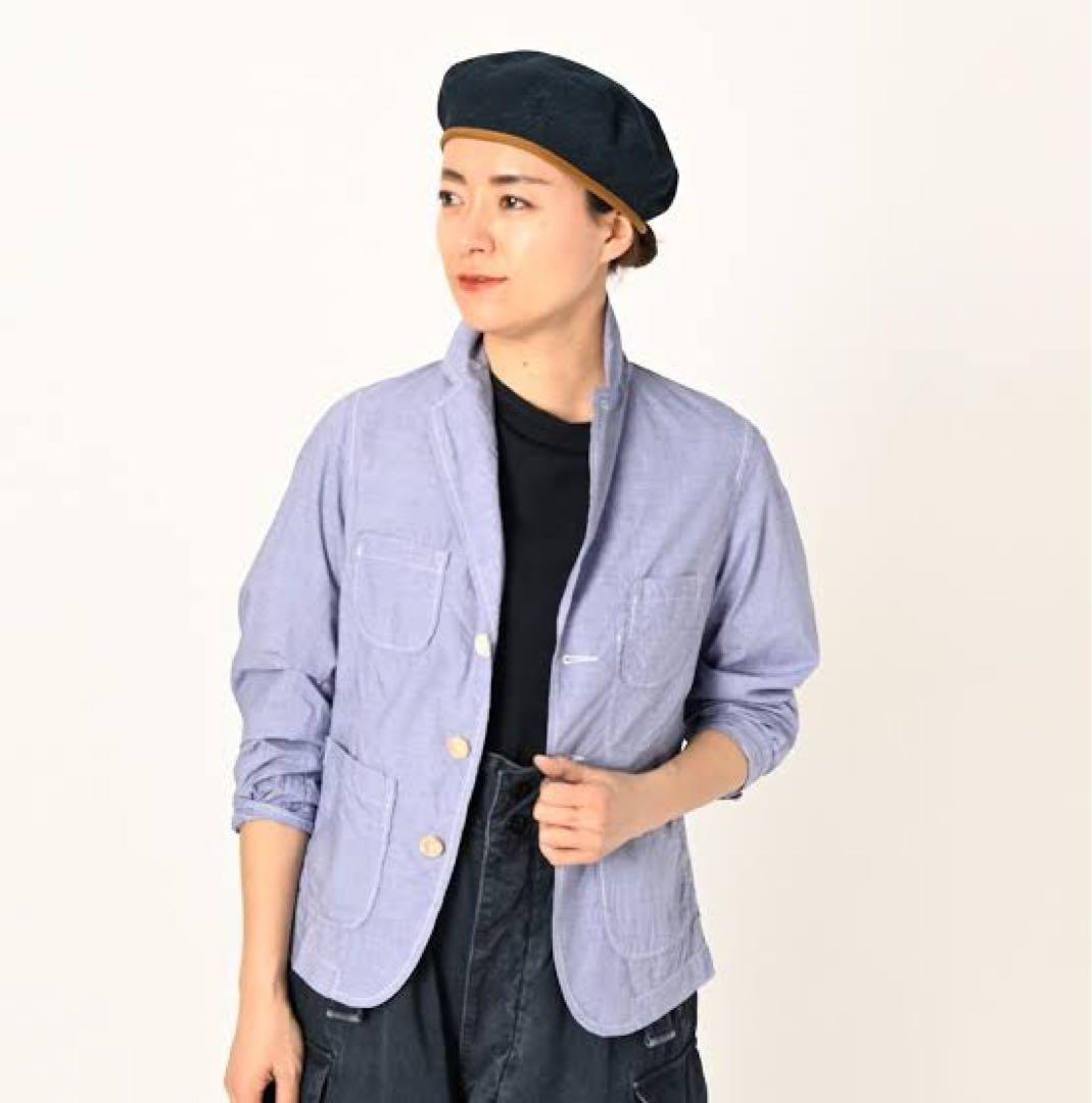 美品 45R RPM スーピマオーガニックバチストのシャツジャケット