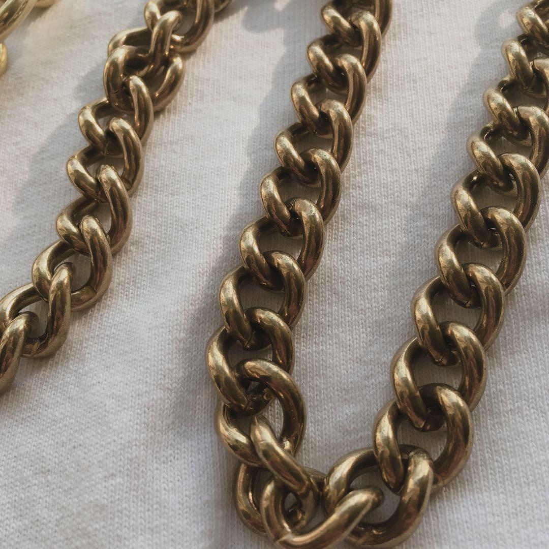 真鍮ナスカンウォレットチェーン×5