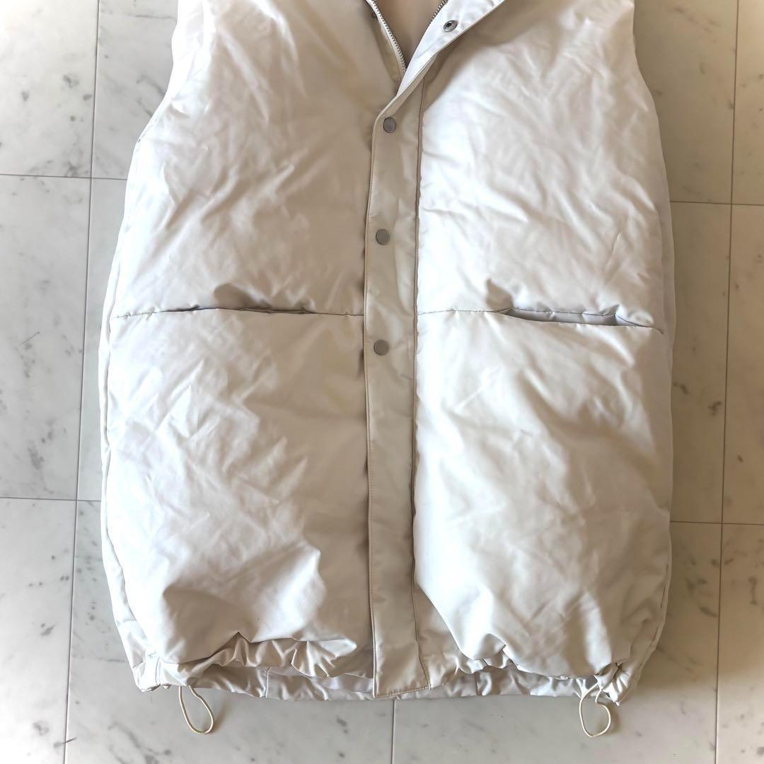 美品　machatt　マチャット　ダウンベスト　アイボリー　白　フリーサイズ