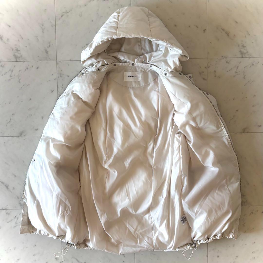 美品　machatt　マチャット　ダウンベスト　アイボリー　白　フリーサイズ