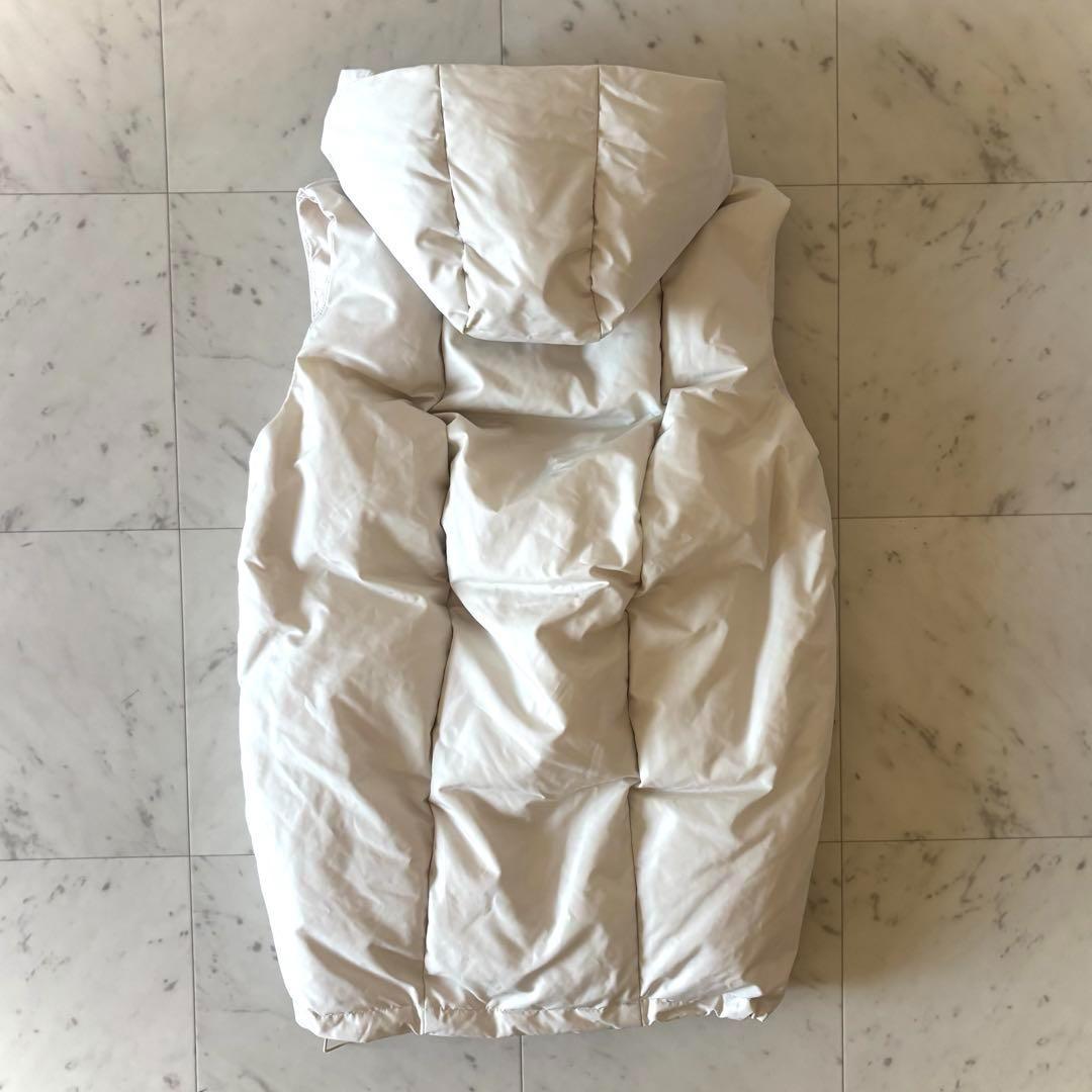 美品　machatt　マチャット　ダウンベスト　アイボリー　白　フリーサイズ