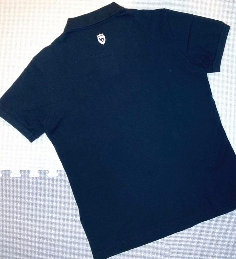 パーリーゲイツ コットン鹿の子 襟バックプリント ポロシャツ（NAVY／4）