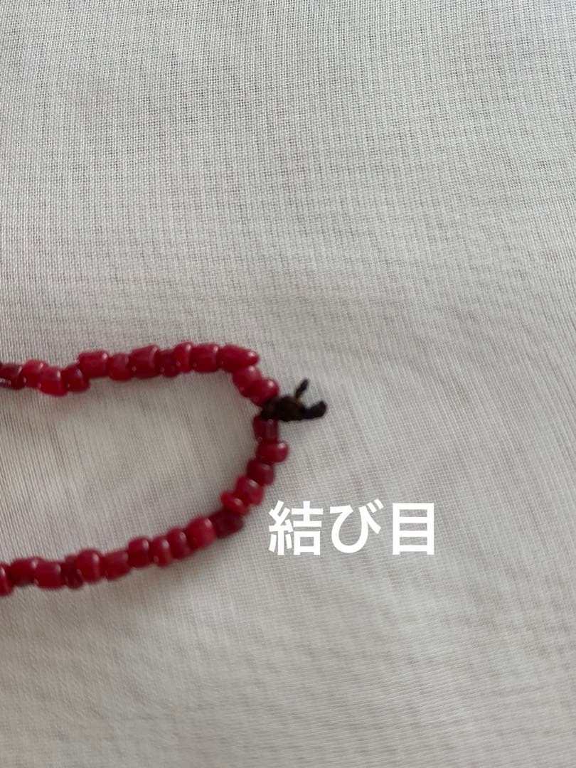 赤珊瑚　血赤珊瑚　ロングネックレス