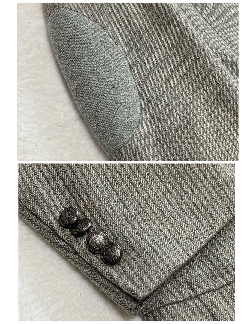 Ermenegildo Zegna ジャケット ゼニア　エルボーパッチ　カシミア