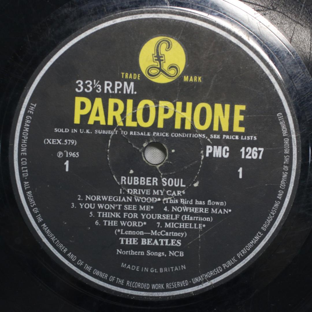 英LP The Beatles Rubber Soul UK盤 Mono MT