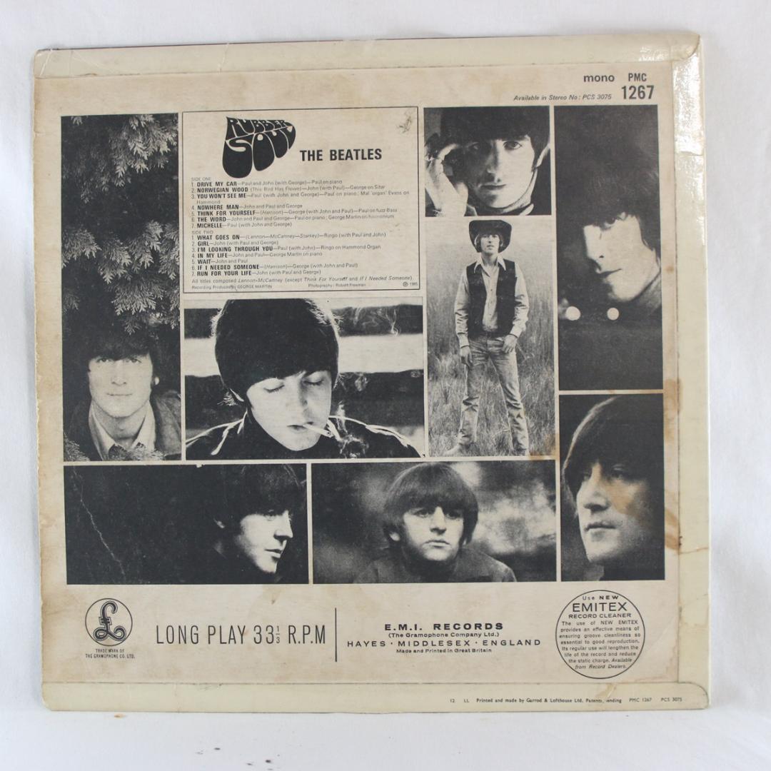 英LP The Beatles Rubber Soul UK盤 Mono MT