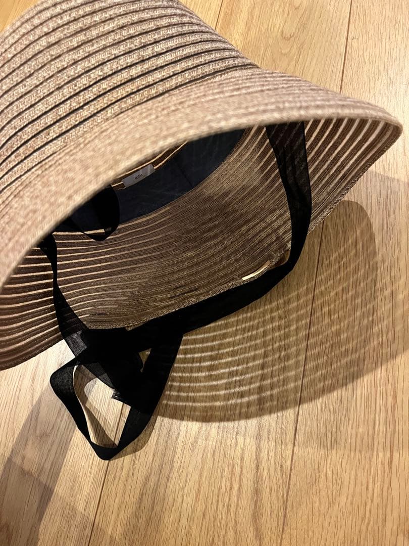 （お値下げ中）tocit トチエット　麦わら帽子　取り外し可能紐付き