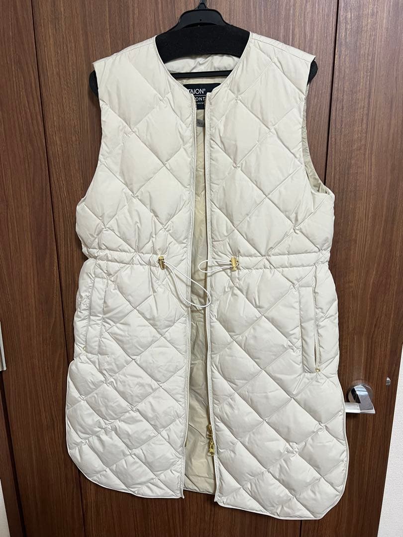 【TAION×UNFILO 】キルティングダウン ジレ