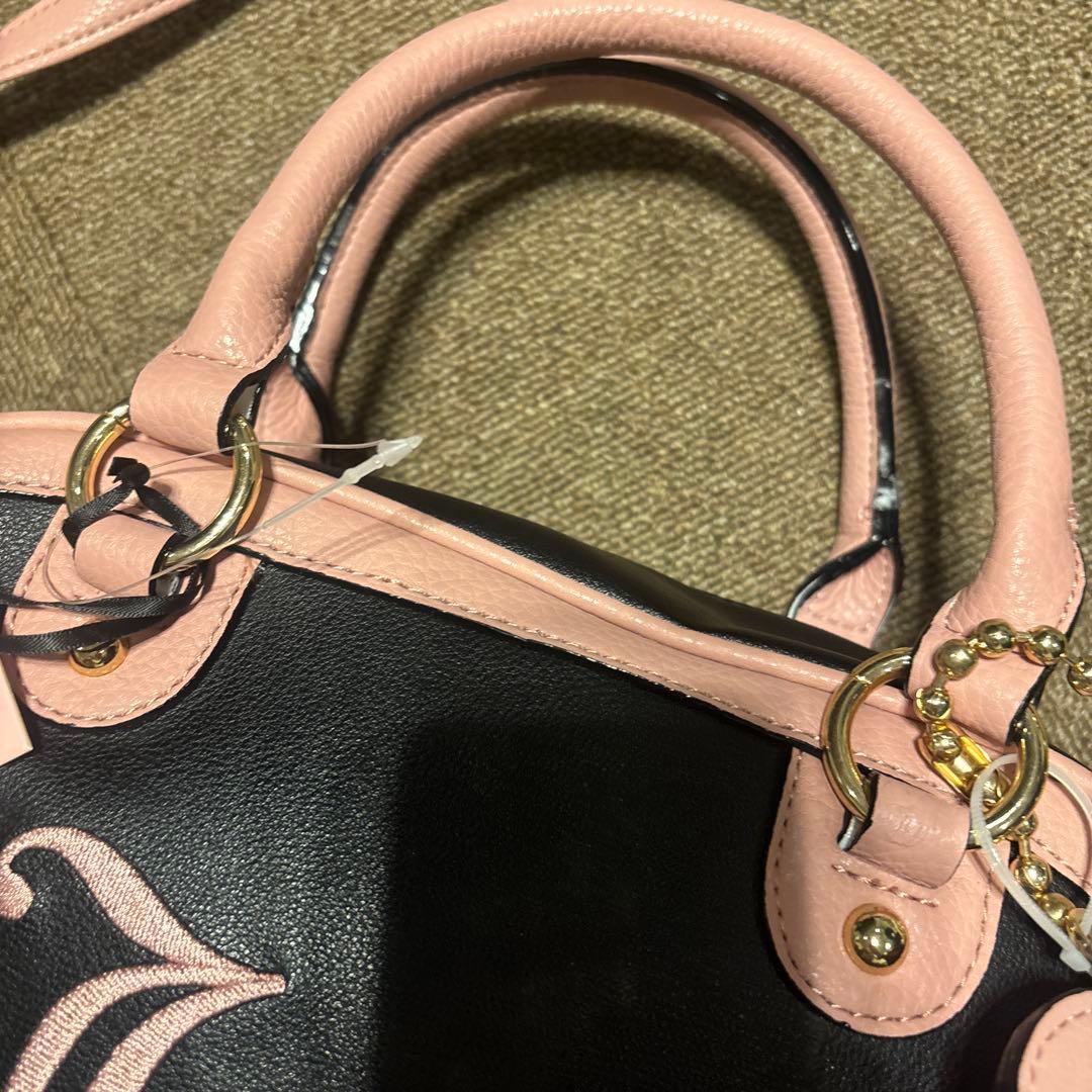 Juicy Couture ショルダーバッグ ブラック/ピンク