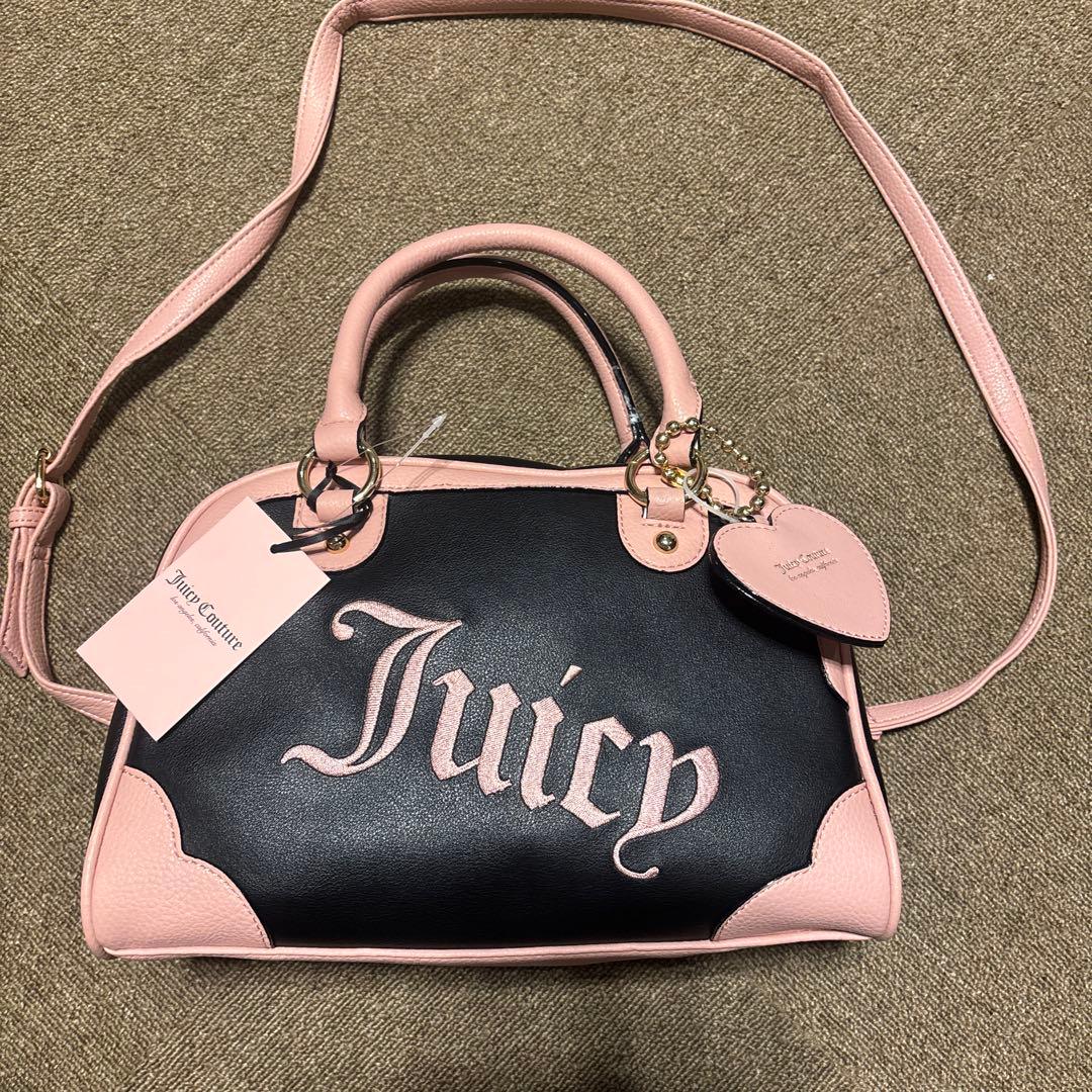 Juicy Couture ショルダーバッグ ブラック/ピンク