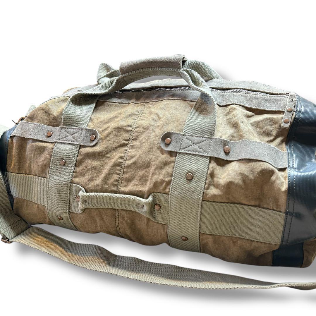 ジュン出品です　DIESEL★ミリタリーボストンバッグ カーキグリーン