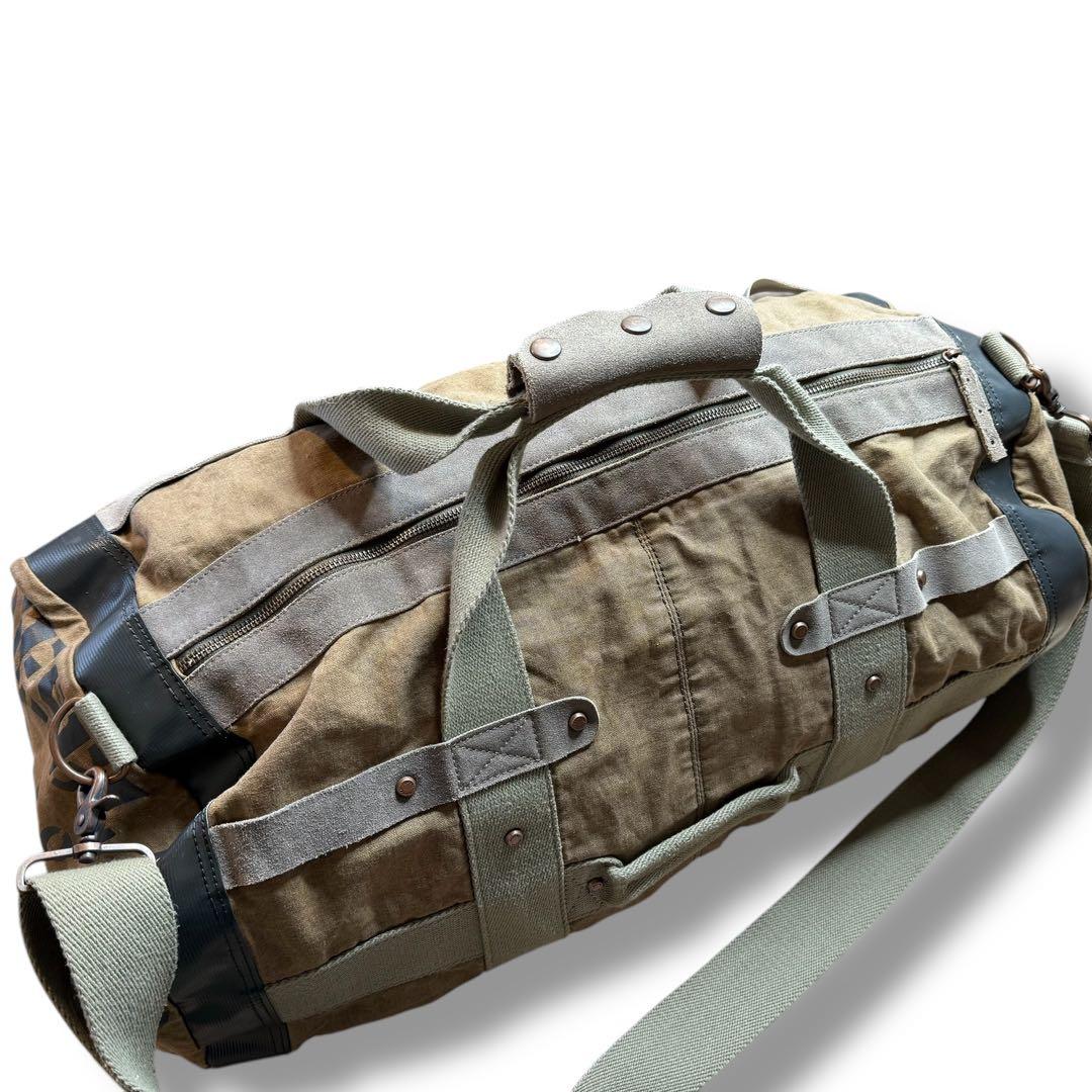ジュン出品です　DIESEL★ミリタリーボストンバッグ カーキグリーン