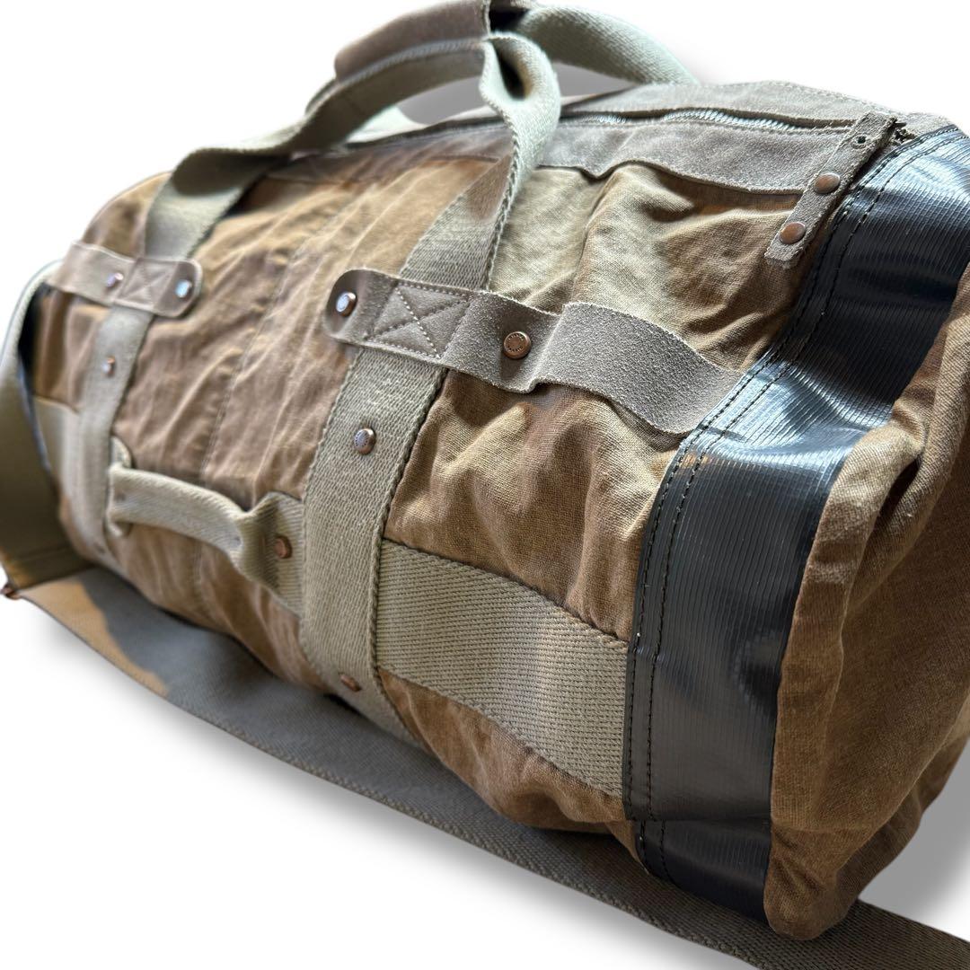 ジュン出品です　DIESEL★ミリタリーボストンバッグ カーキグリーン