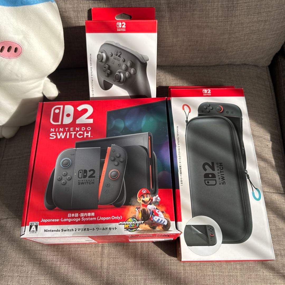 Nintendo Switch 2 プロコン⭐︎ケースセット