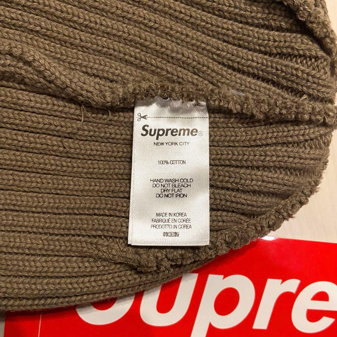【新品】 Supreme 23SS Overdyed Beanie Taupe