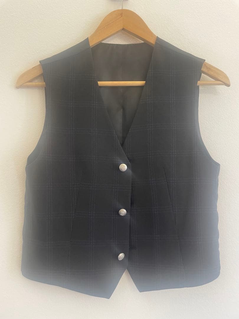 卒業式 スーツ 男の子チェック柄 フォーマルスーツ 160㎝A