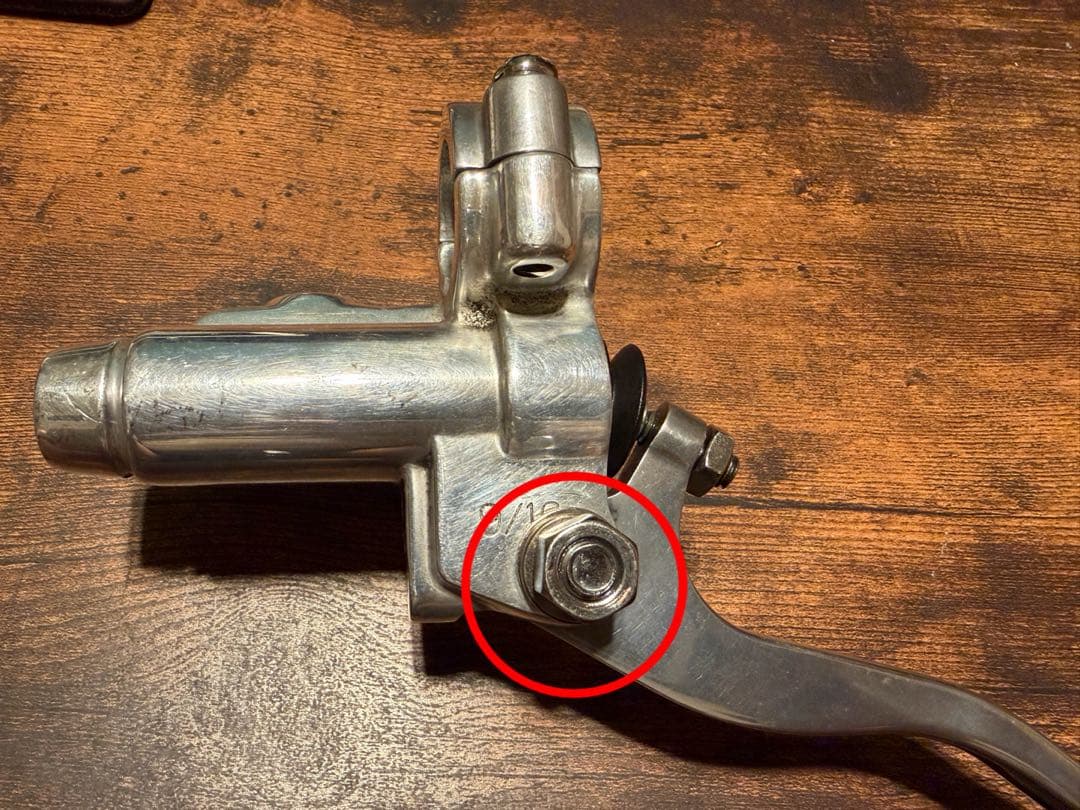 ハーレー オールドスクール ブレーキ マスターシリンダー ポリッシュ 9/16