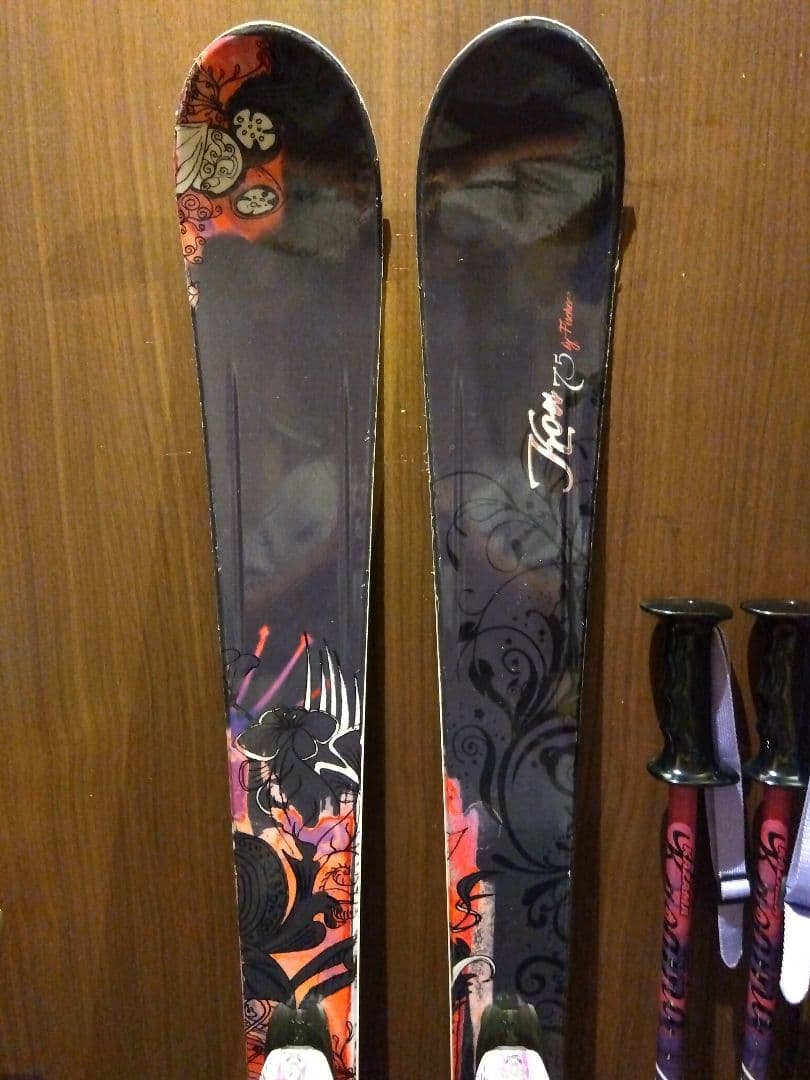 珍♡個性派♡/Fischer/レディース用/スキーセット/メンテ・WAX済み✔