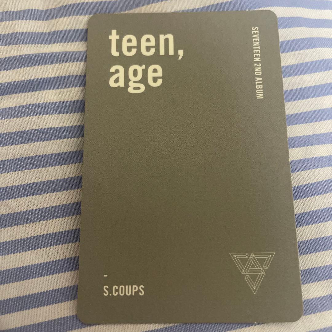 seventeen スンチョル　エスクプス　teenage White トレカ