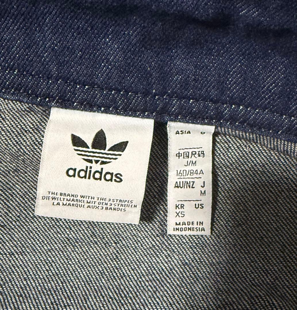 adidas original デニムジャケット インディゴブルー