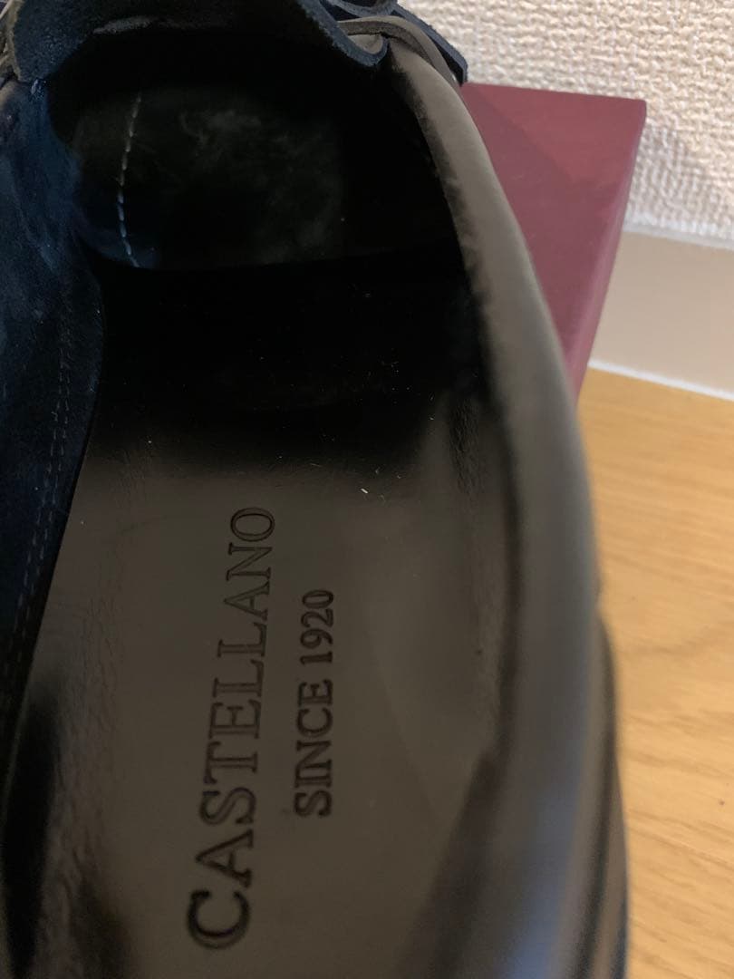 BEAMS F別注 カステラーノ カヌーモック ローファー 黒 シューキーパー付