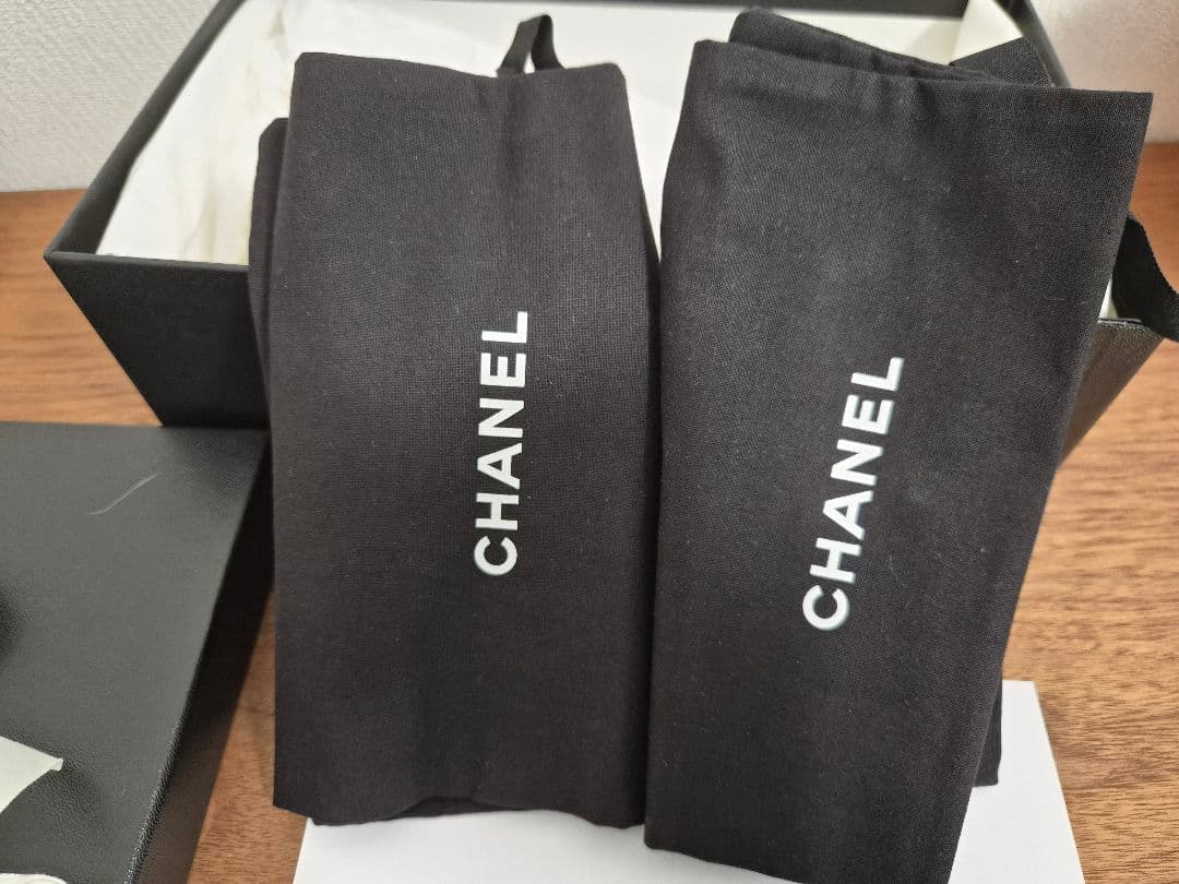 CHANEL　バレエシューズ　黒