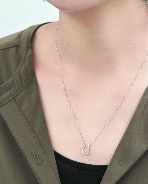 Vendome Aoyama　pt950　ホースシューネックレス 定価12万