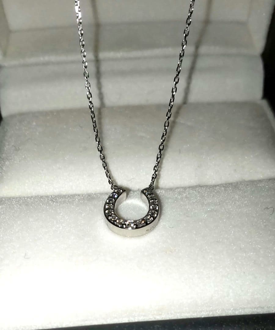 Vendome Aoyama　pt950　ホースシューネックレス 定価12万